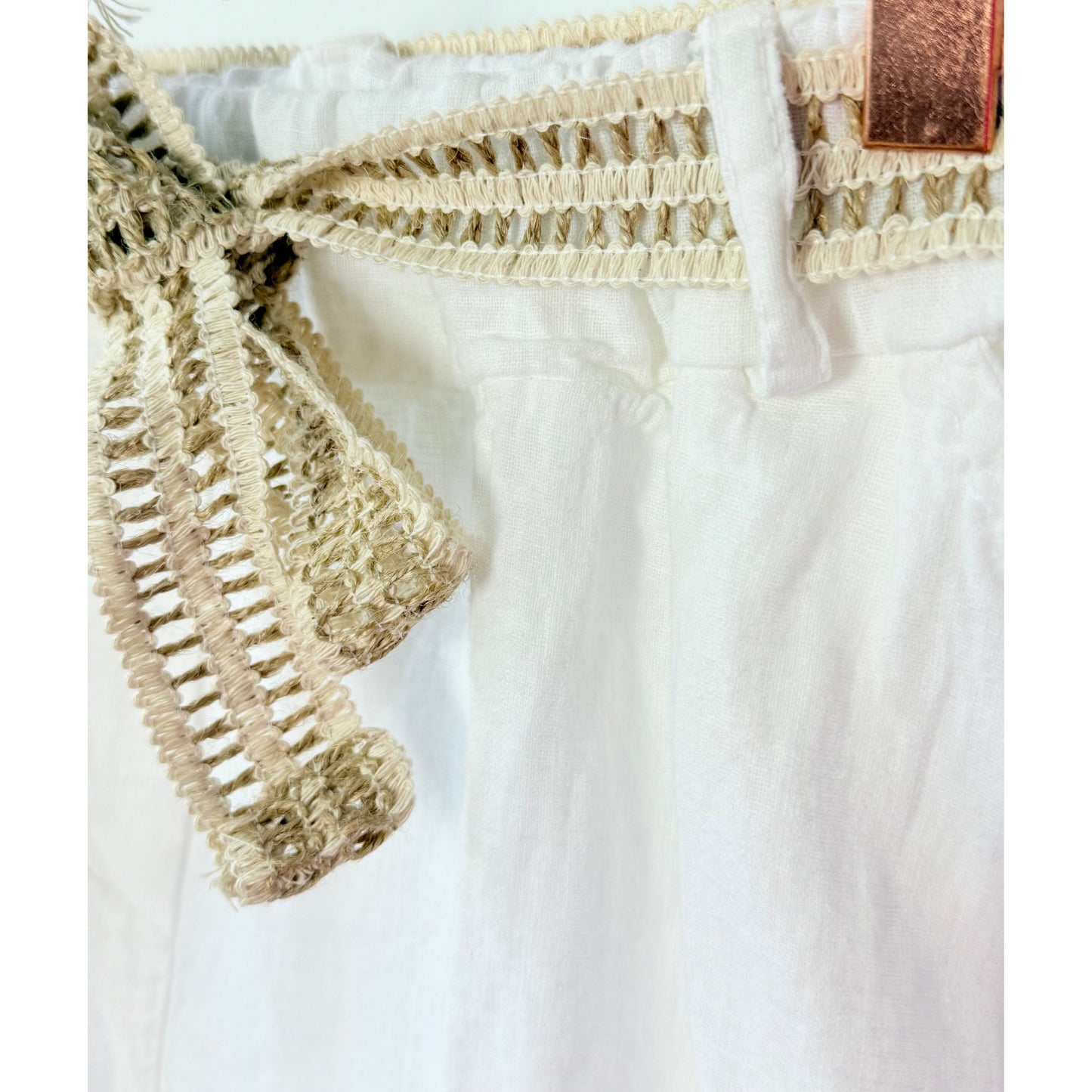 Shorts Boho -weiß