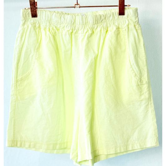 Shorts -butter yellow