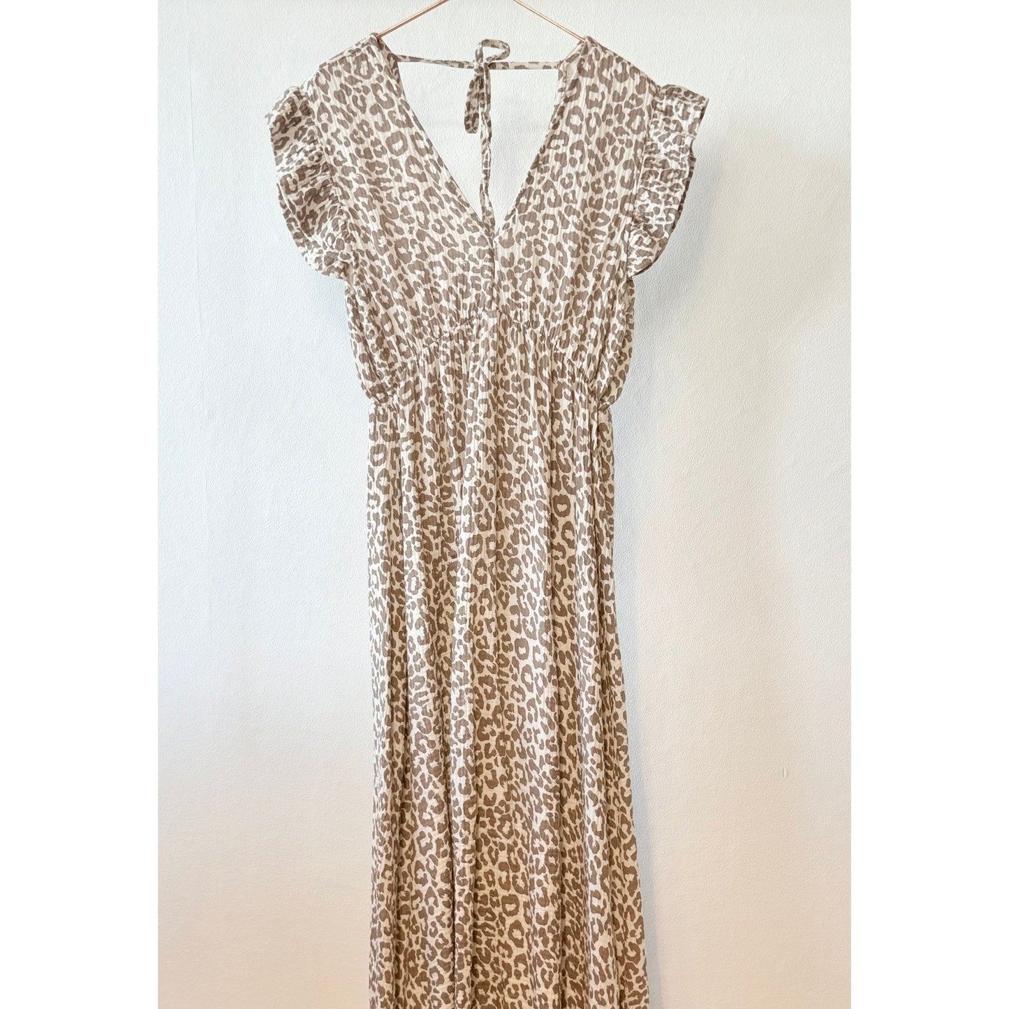 Musselinkleid Leo -beige