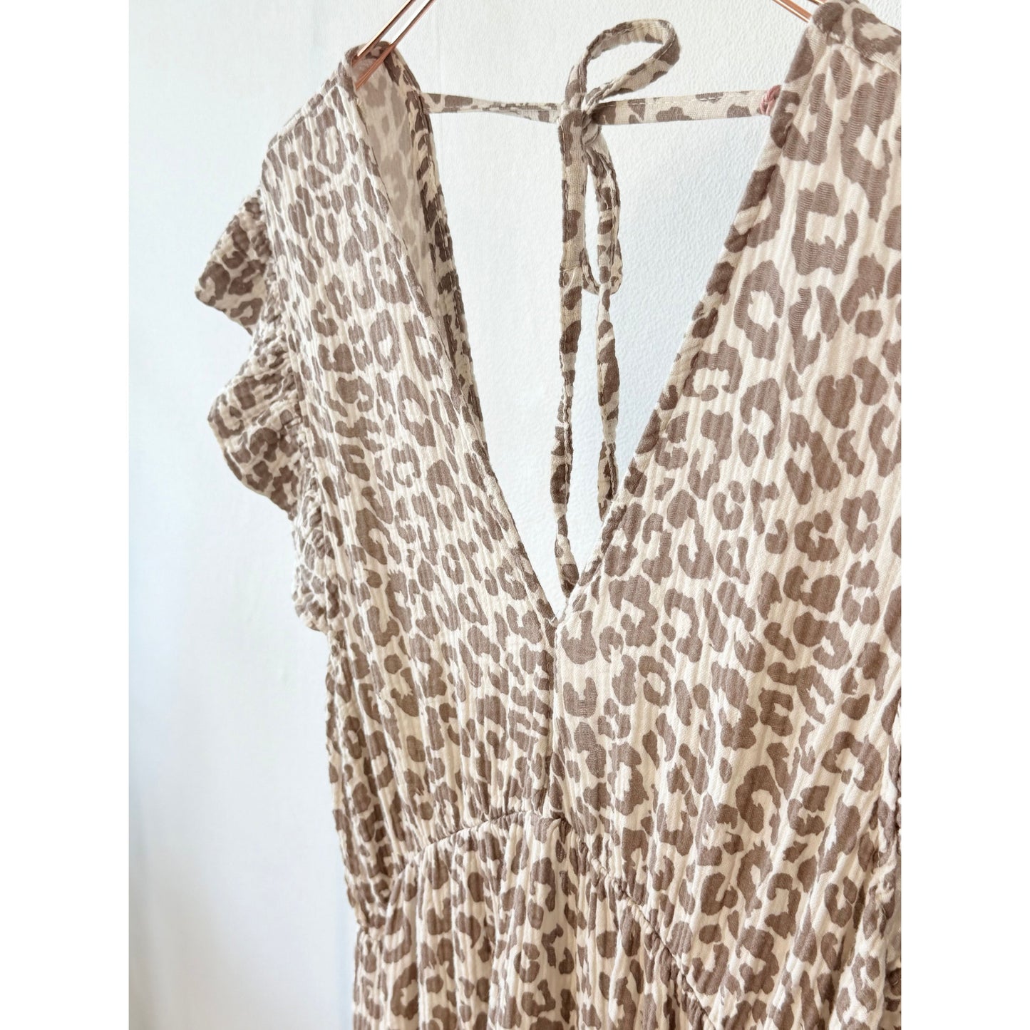 Musselinkleid Leo -beige