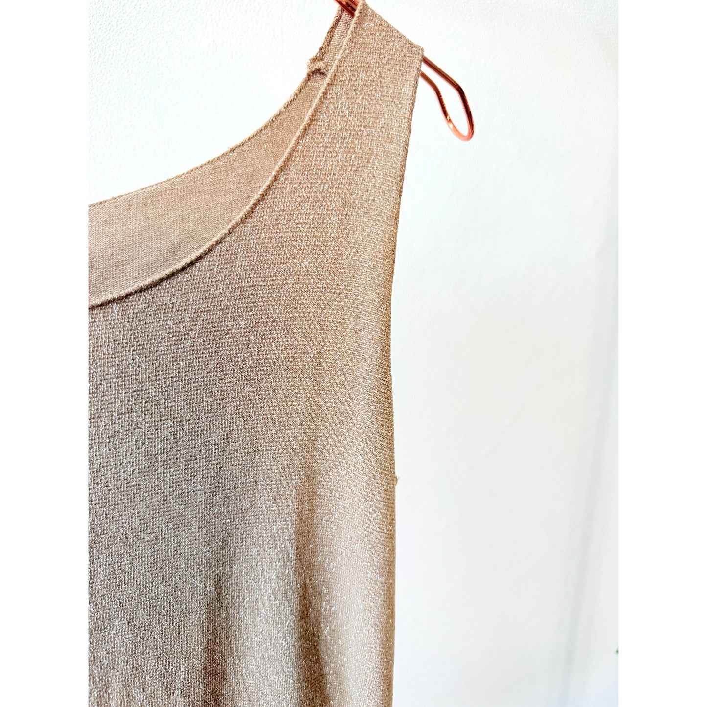 Lurex Top -braun-