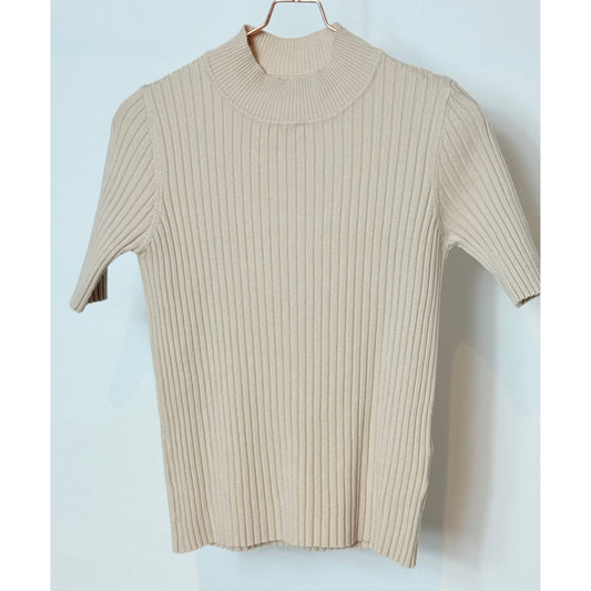 Kurzarmshirt - beige