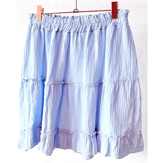 Musselinrock -hellblau-