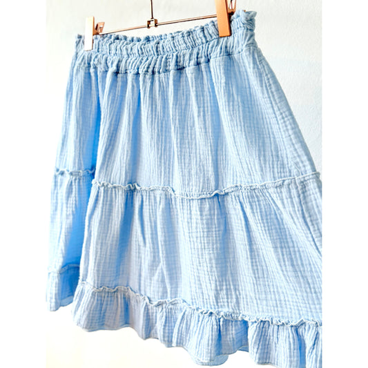Musselinrock -hellblau-