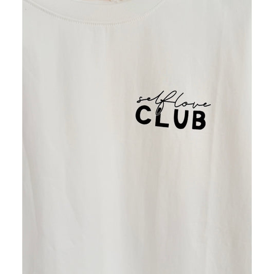 T-Shirt -Self Love Club- weiß