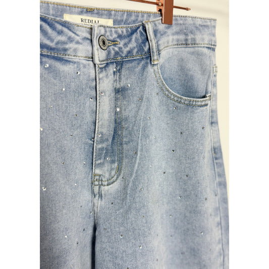 Glitzer Jeans - denim