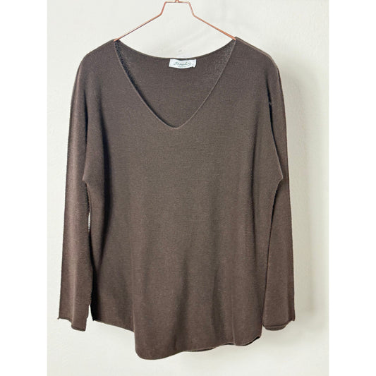 Langarmshirt - braun