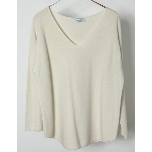 Langarmshirt - beige