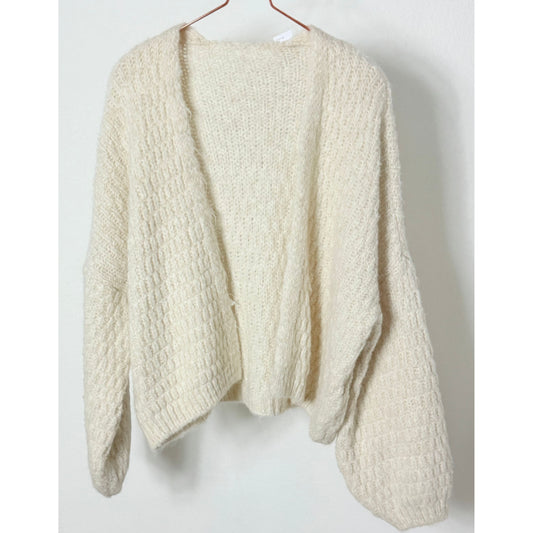 Strickjacke - beige