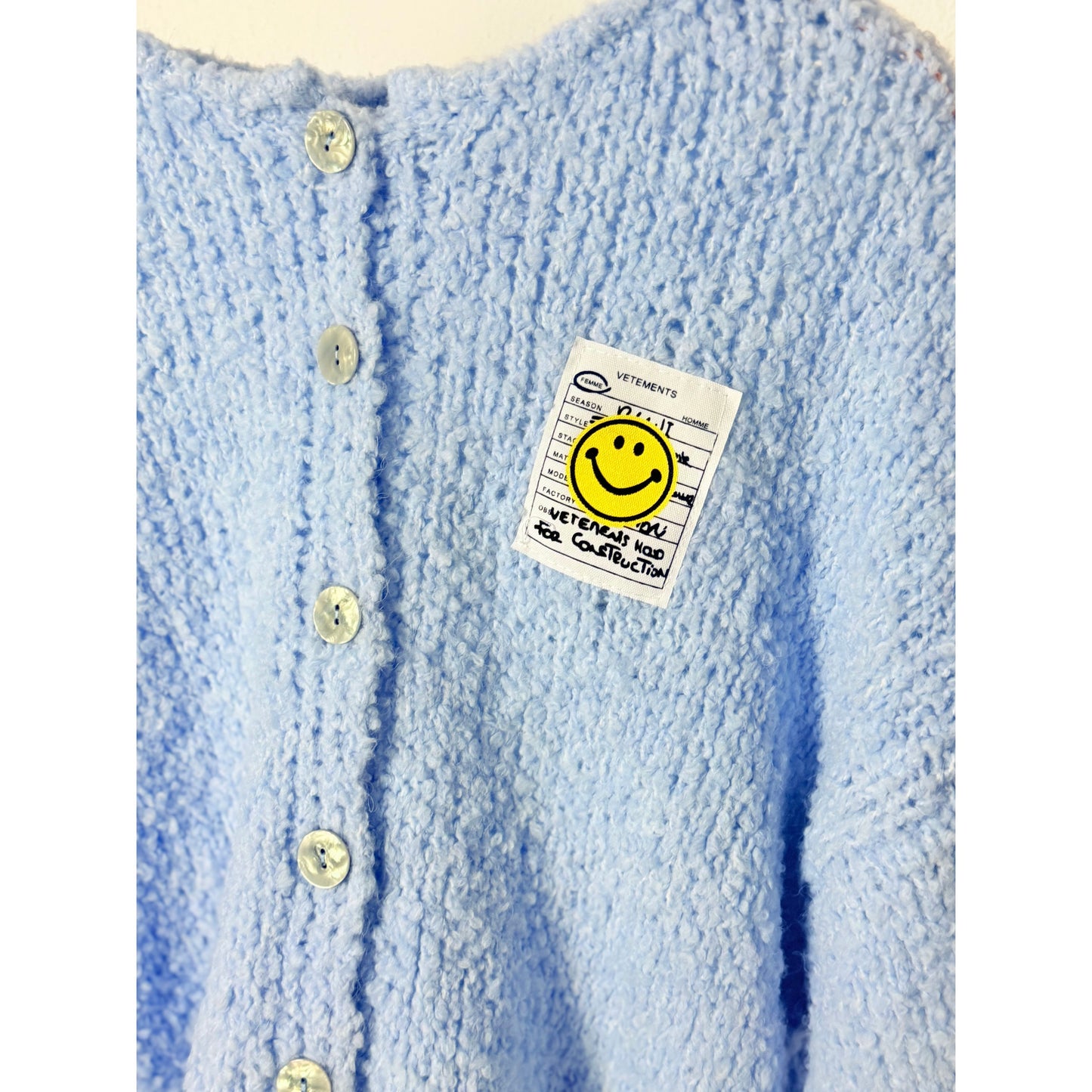 Strickjacke - light blue