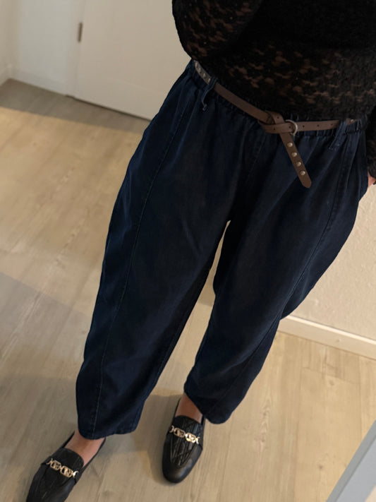Barrel Jeans -dark denim-