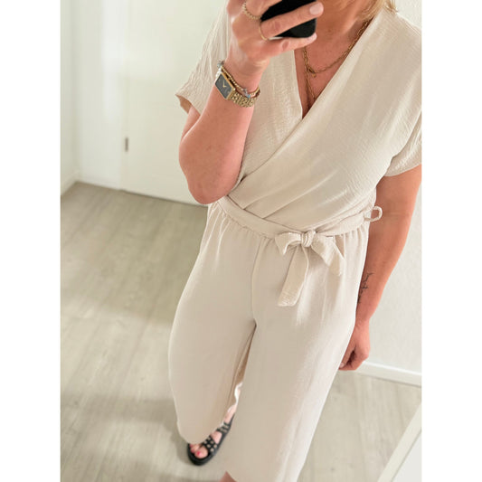 Jumpsuit - beige