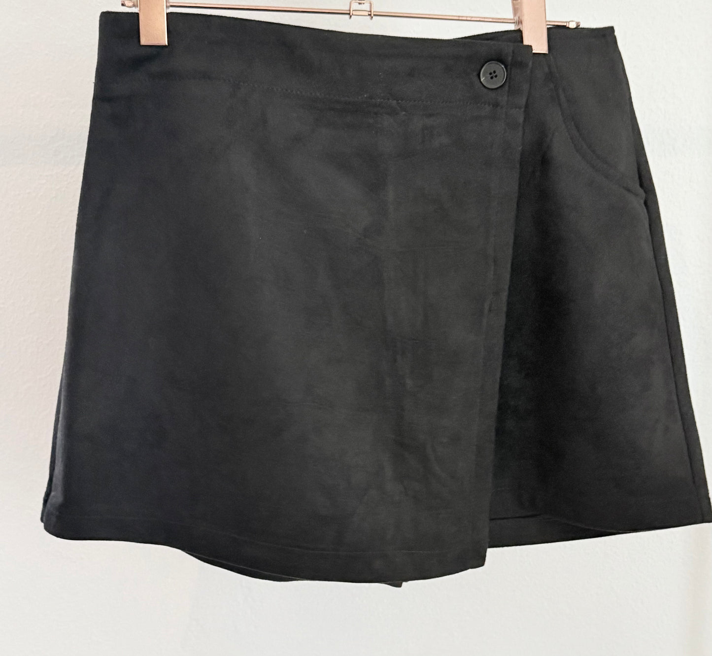 Hosenrock Wildleder - schwarz