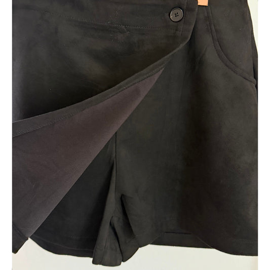 Hosenrock Wildleder - schwarz