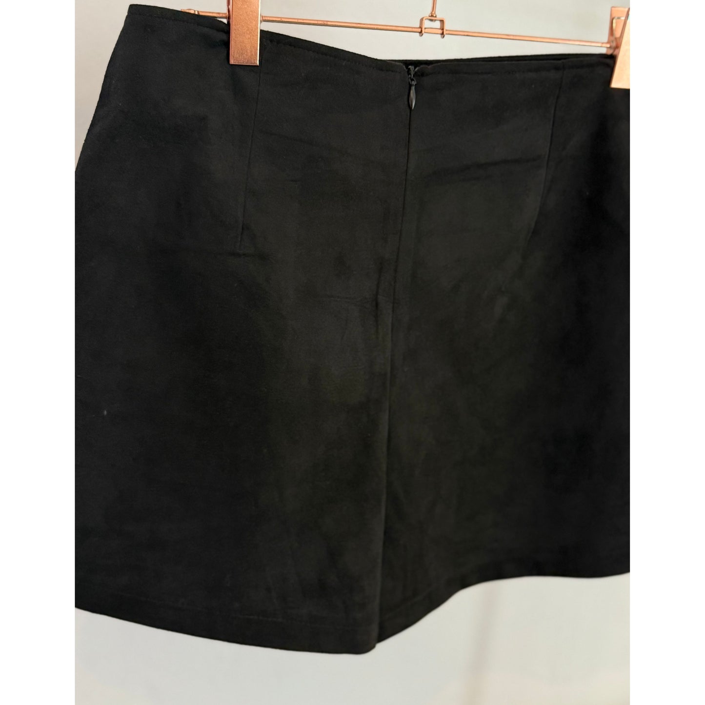 Hosenrock Wildleder - schwarz