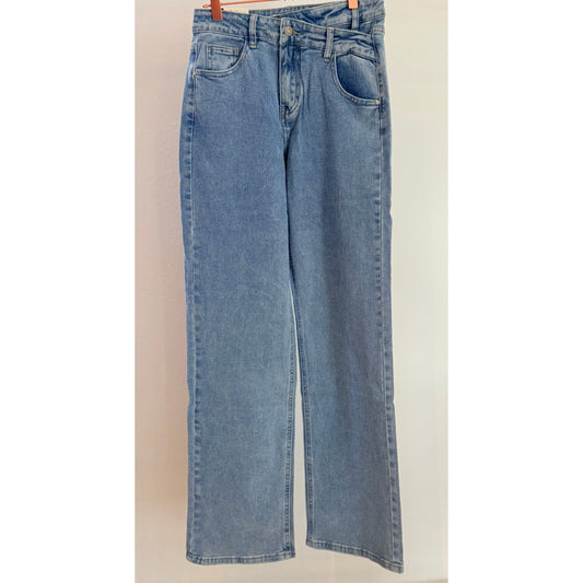 Jeans mit asymmetrischen Bund - Denim