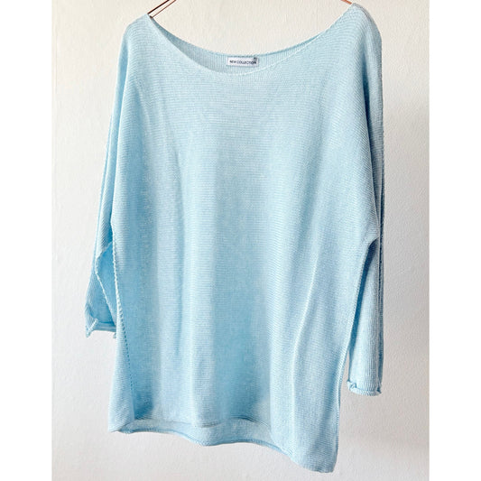 Shirt 3/4 Arm -hellblau-