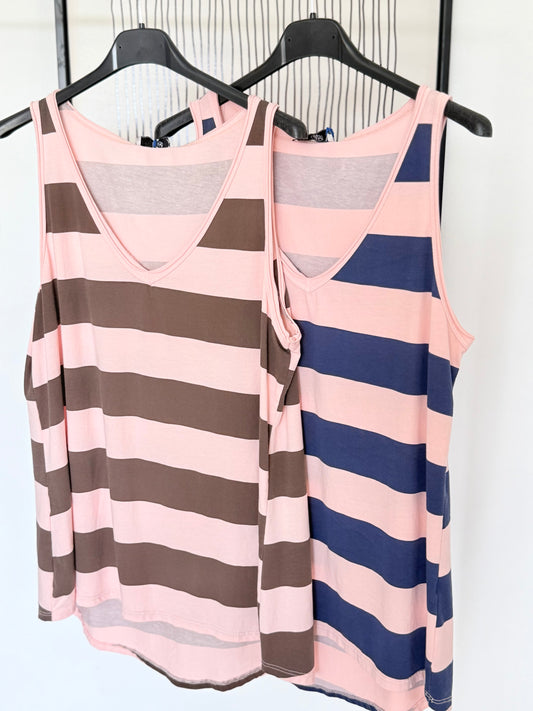 Top - braun rosa