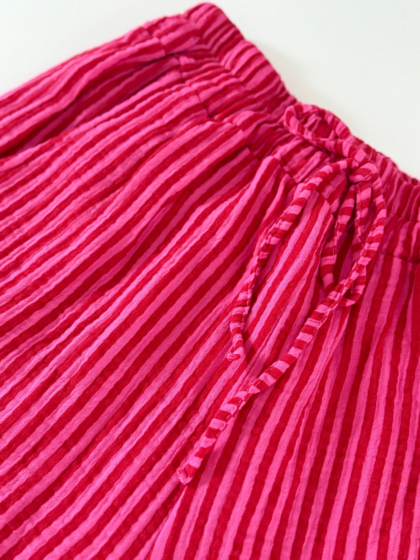 Musselin Shorts - gestreift