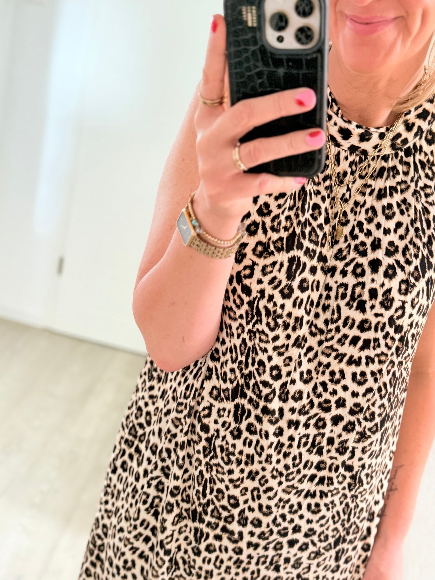 Neckholder Kleid - leo