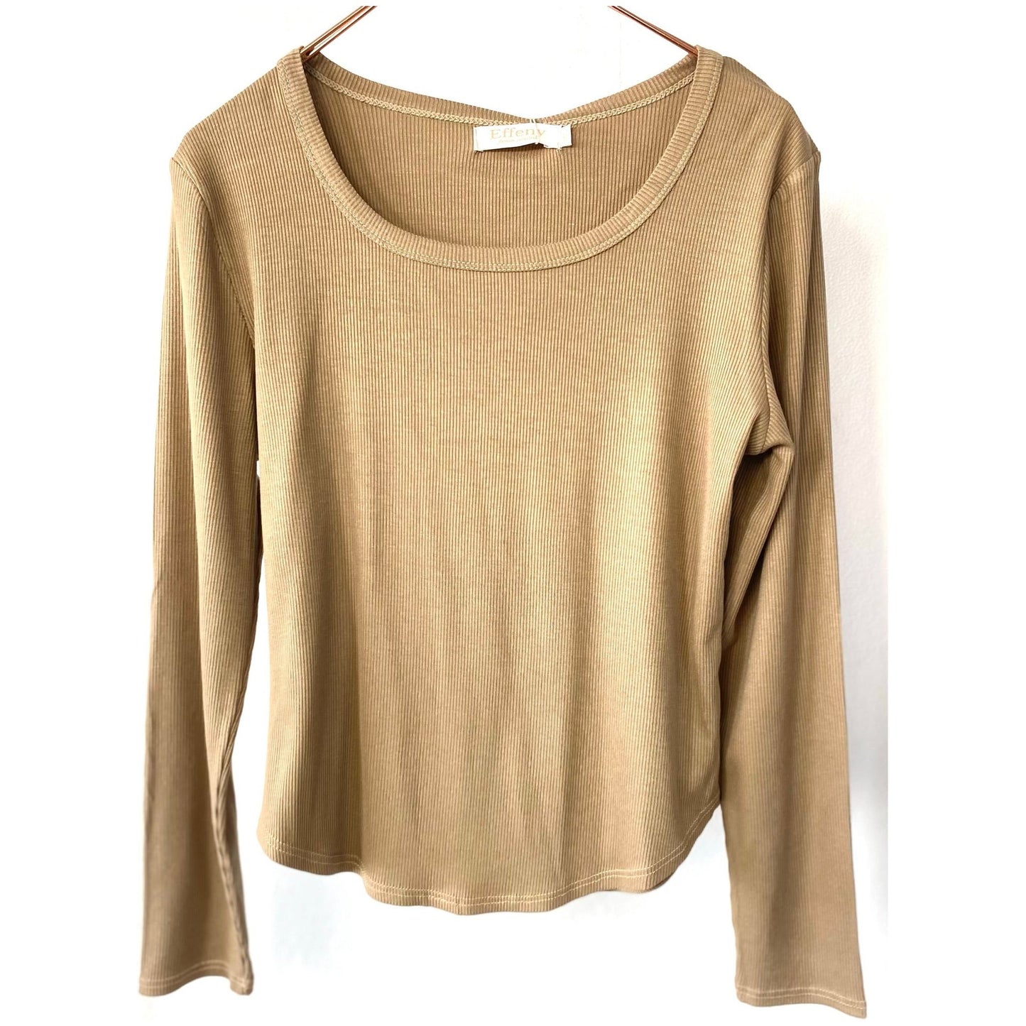 Langarmshirt -taupe-