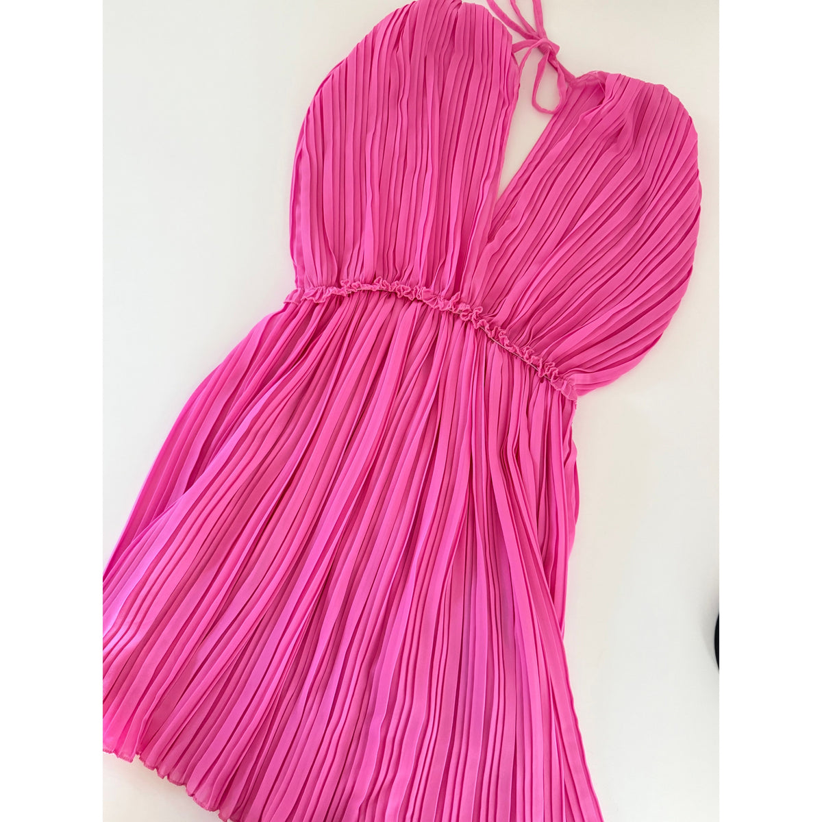 Rüschenkleid - pink