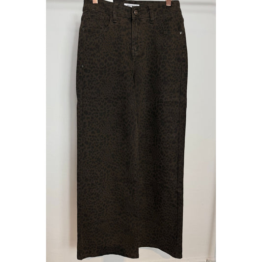 Wide Leg Leo Jeans - schokobraun