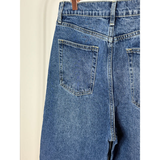 Wide Leg Jeans - dunkelblau