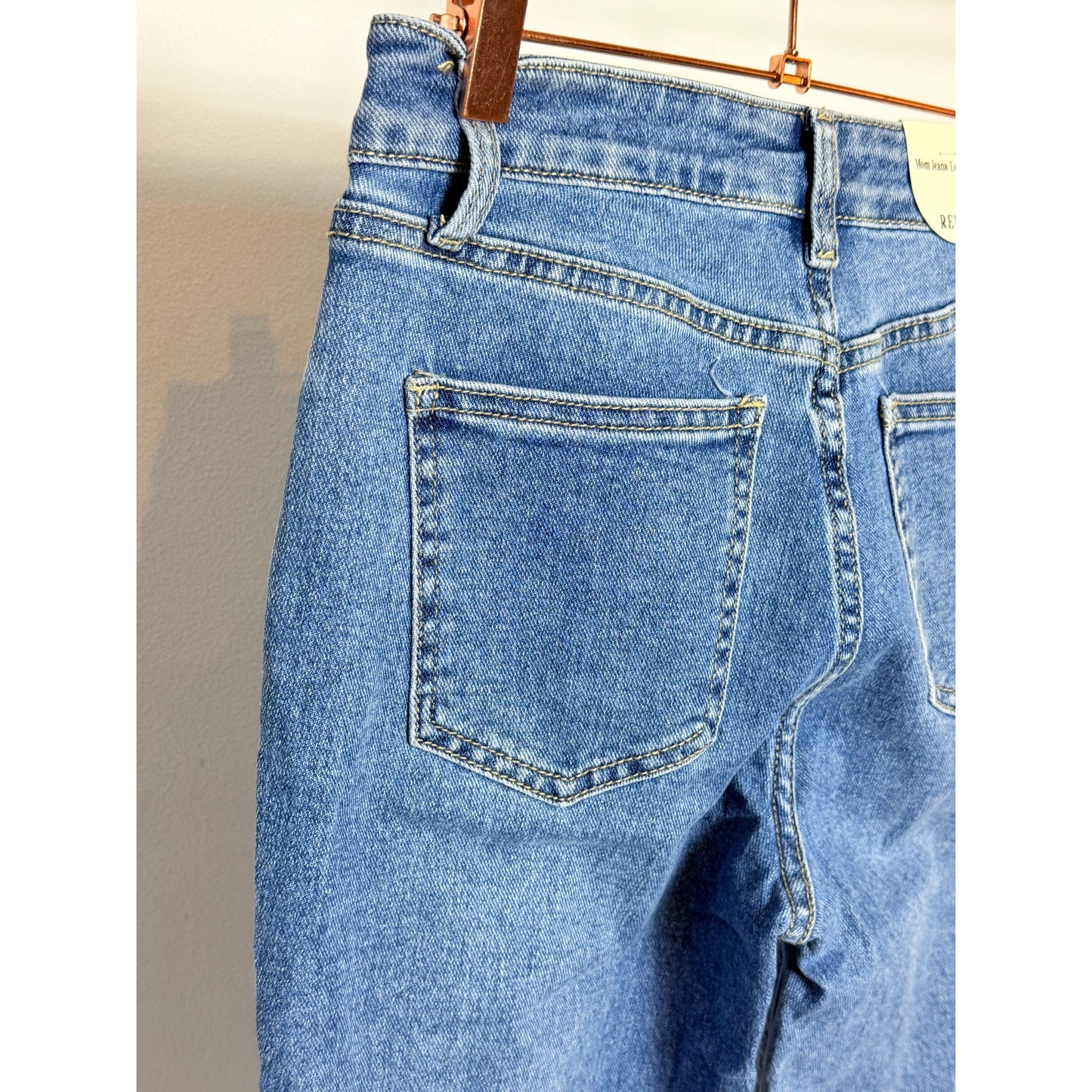 Mom Jeans Long Length - denim