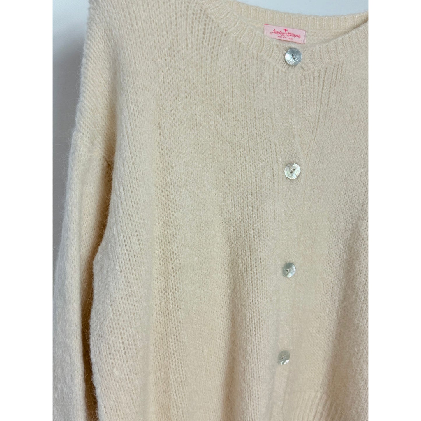 Strickjacke - beige