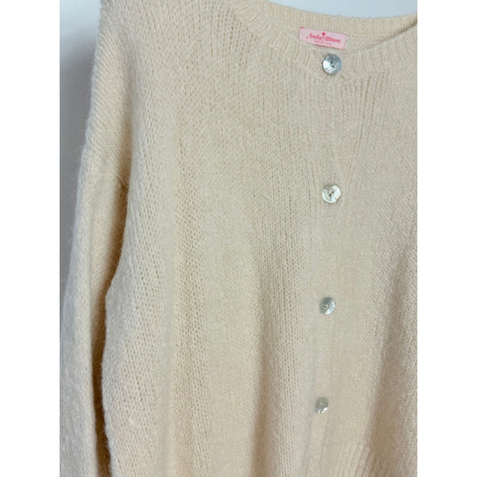 Strickjacke - beige