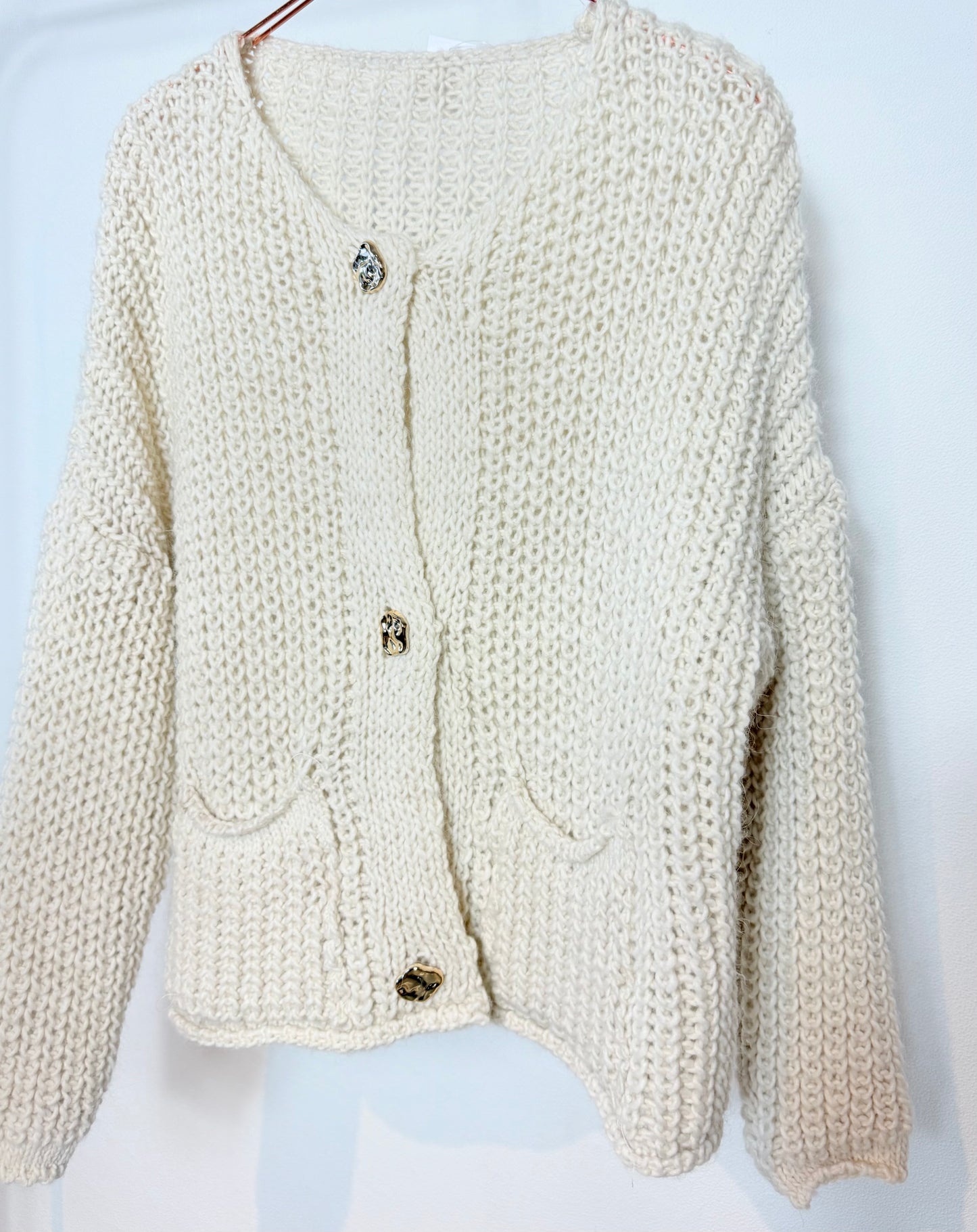 Strickjacke - natur