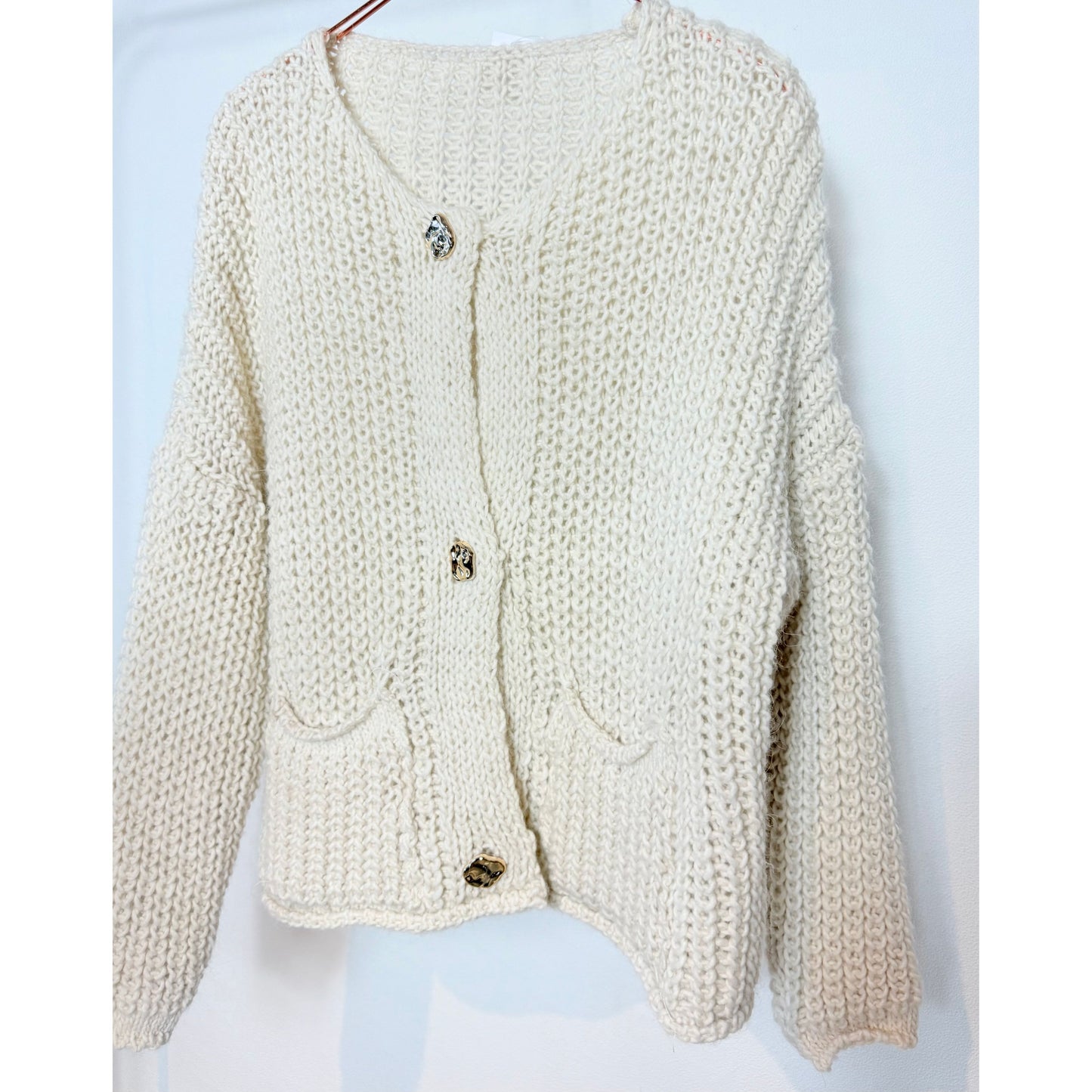 Strickjacke - natur