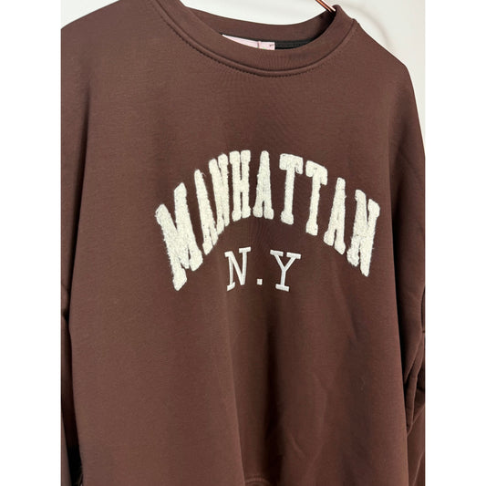 Sweater "Manhattan N.Y" - braun