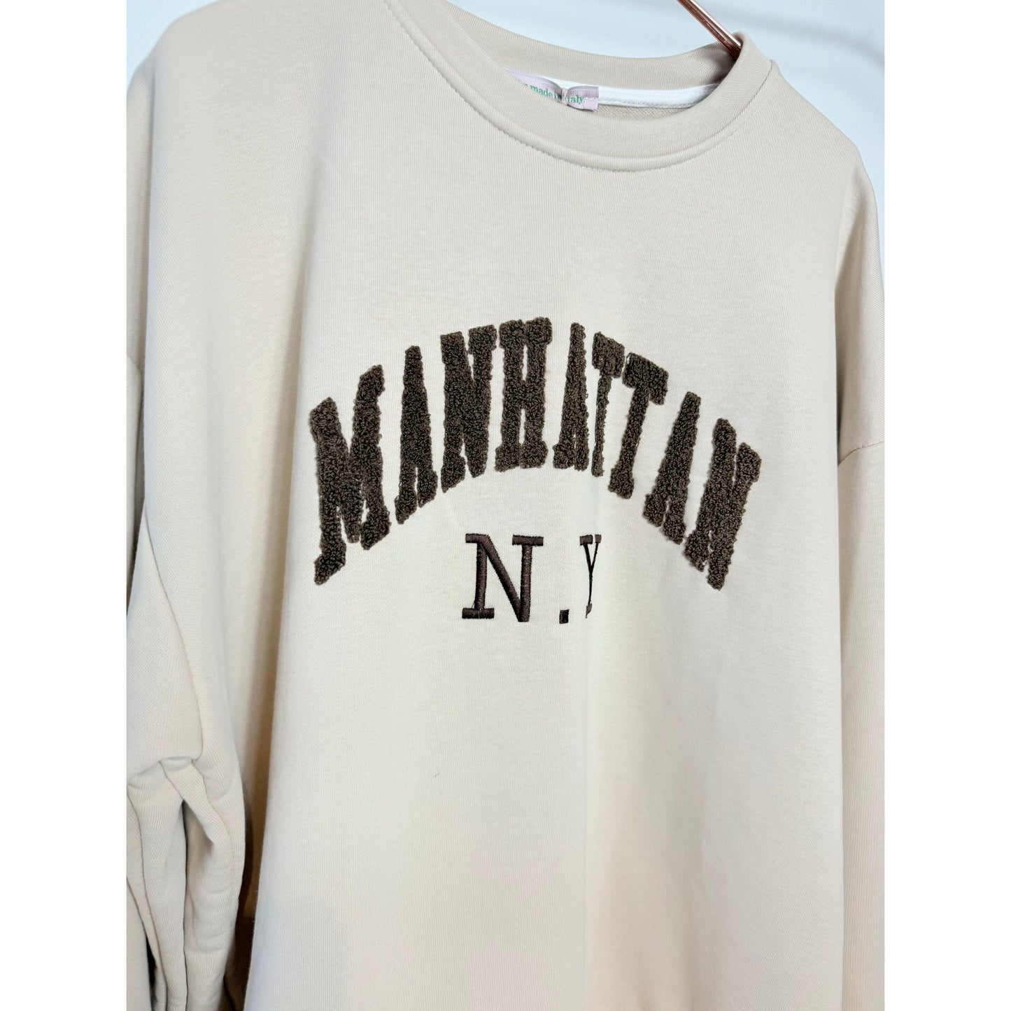 Sweater "Manhattan N.Y" - beige