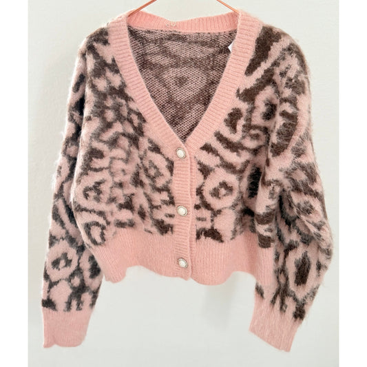 Strickjacke Leo - rosa