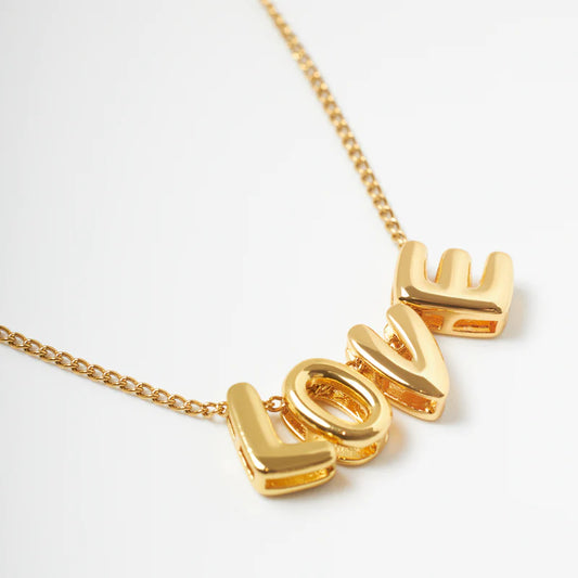 Glam & Glory Kette ABC Love Balloon -gold