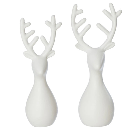 Lübech Living OOhh Deer sandy finish groß- White