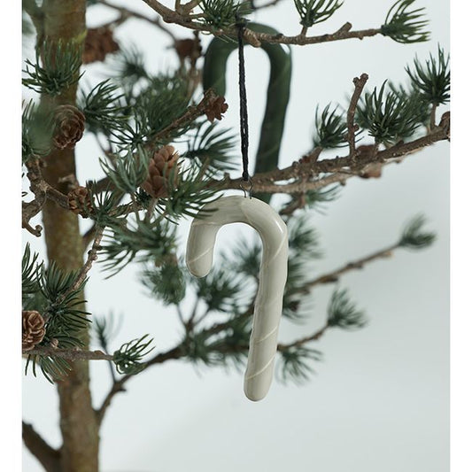 Lübech Living Ornaments / Anhänger OOhh candy canes/ Zuckerstange - glossy Sand