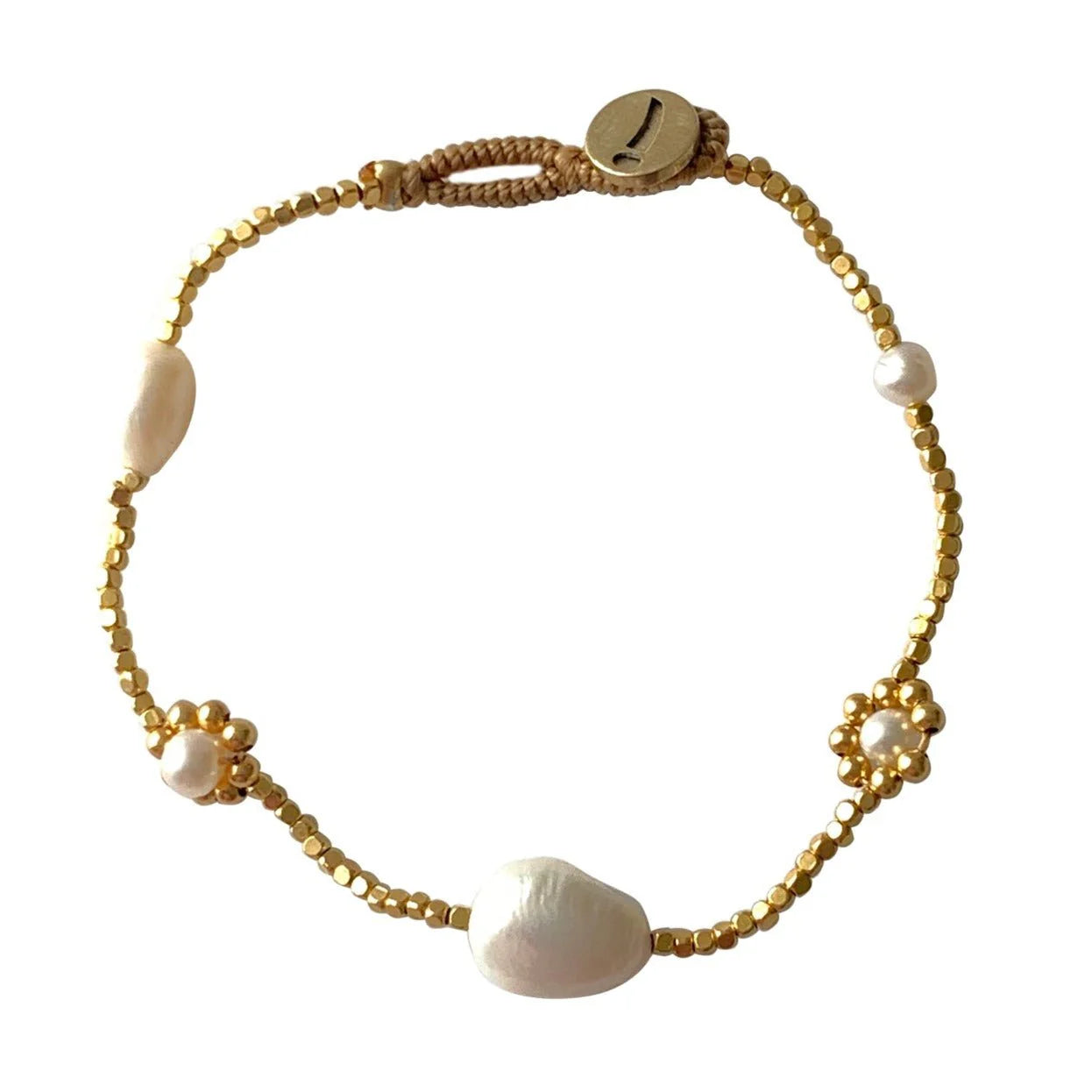 IBU Jewels Armband Peggy Pearl Flower
