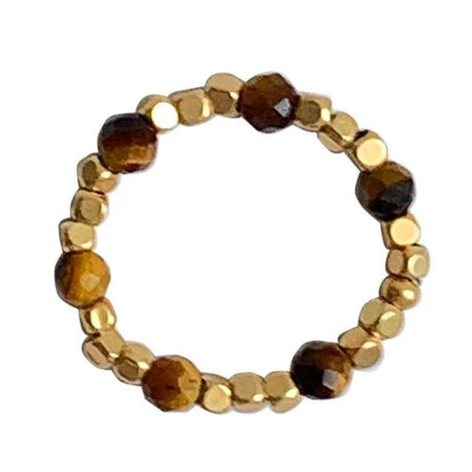 IBU Jewels Ring Bold - Tiger eye