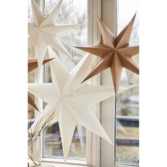 Ib Laursen Stern z. hängen Papier -weiß- D90cm