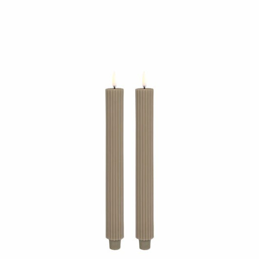 Pifanny Copenhagen uyuni / grooved taper Candle / Stabkerze LED
