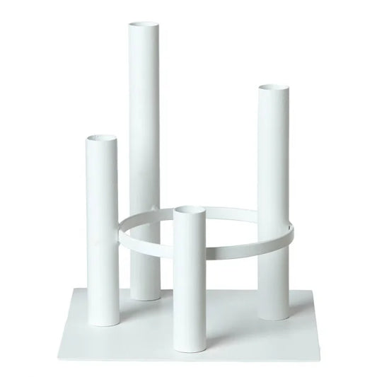Lübech Living Candleholder / Kerzenhalter -weiß-
