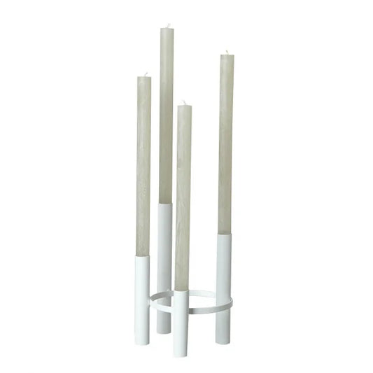 Lübech Living Candleholder / Kerzenhalter -weiß-