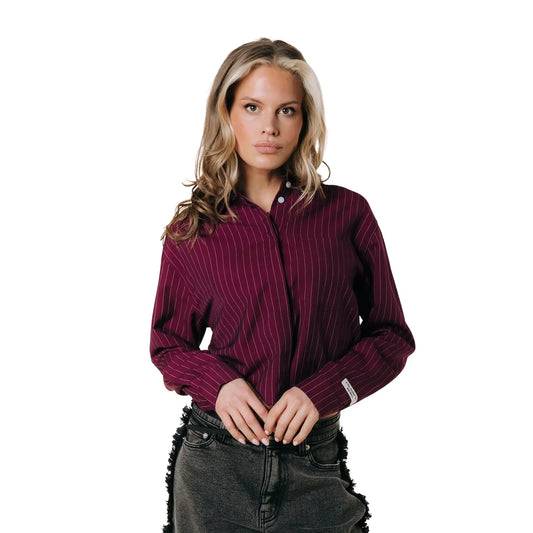 Colourful Rebel Gestreifte kurze Bluse