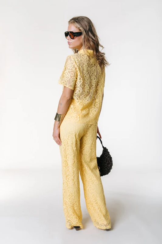 Colourful Rebel Lace Resort Shirt