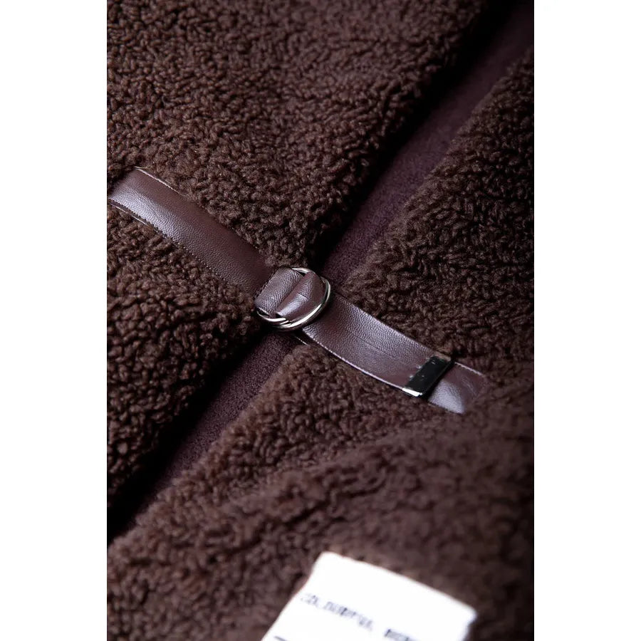 Colourful Rebel Yadi Teddy Gilet -braun