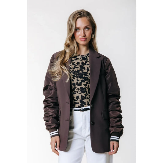Colourful Rebel Gemma Kontrastblazer - braun