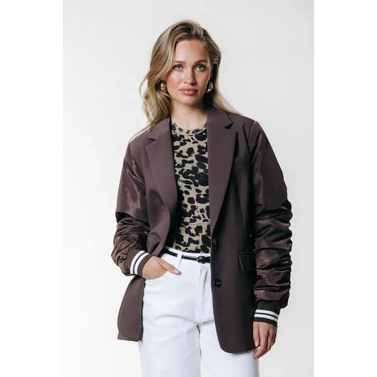 Colourful Rebel Gemma Kontrastblazer - braun